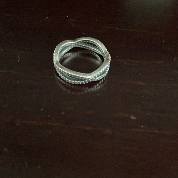 Pandora crossing paths ring - size 6 - Picture 2 of 2